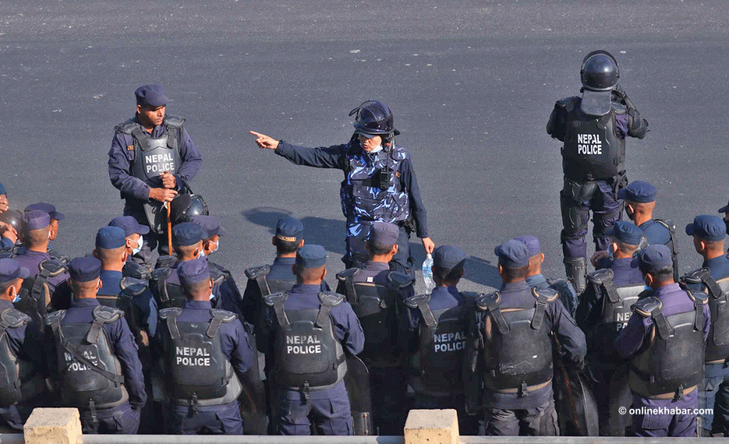 राप्रपा प्रदर्शन : सीसी क्यामेरा र ड्रोनबाट निगरानी, २ हजार प्रहरी परिचालन तयारी